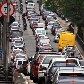 Durante a manhã, o pico de trânsito às 9 horas chegou a 77 km