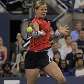 Kim Clijsters em ação na decisão do US Open, contra Caroline Wozniacki Kim Clijsters em ação na decisão do US Open, contra Caroline Wozniacki