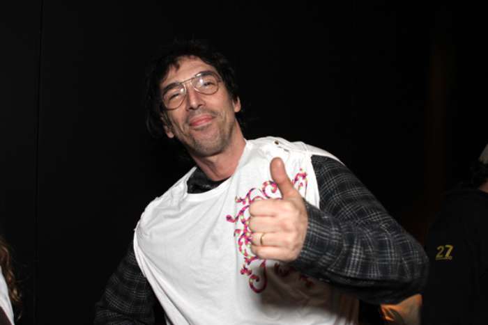 O cantor Lobão, no Lounge do Grupo Estado, na São Paulo Fashion Week