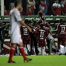 Esportes - O Fluminense venceu por 4 a 2 o Argentinos Juniors, fora de casa, e está nas oitavas de final da Copa Libertadores - Foto: Leo La Valle/EFE