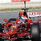 Marc Gené com a Ferrari no treino da F-1 em Barcelona