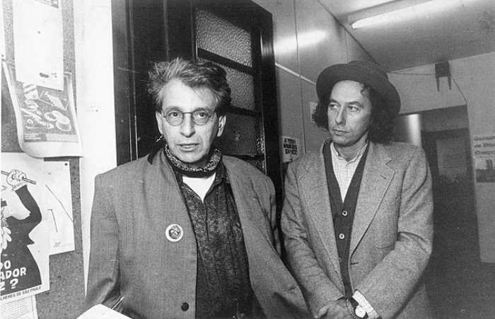 Fernando Gabeira e Carlos Minc, em foto de 1989; os dois fundaram o Partido Verde nos anos 1980