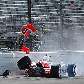 Ryan Briscoe bate no treino livre