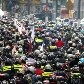 Motoboys de São Paulo protestaram contra regras mais rígidas 
