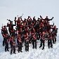 Alpinistas recriaram escalada histórica da montanha Jungfrau, na Suíça Alpinistas recriaram escalada histórica da montanha Jungfrau, na Suíça