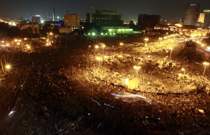 Manifestações na Praça Tahrir