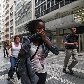Vazamento de gás interdita rua no centro de SP Vazamento de gás interdita rua no centro de SP