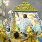 Carro abre-alas da Beija-Flor contou a história do Egito