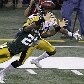 Charles Woodson intercepta passe de Mike Wallace do Pittsburgh Steelers