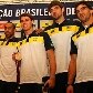 Seleção masculina de vôlei participa de coletiva de imprensa em São Paulo