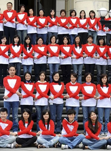 Campanha contra AIDS em Taipei, Taiwan