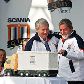 Lula corta bolo em comemoração aos 50 anos da montadora Scania no Brasil Lula corta bolo em comemoração aos 50 anos da montadora Scania no Brasil