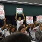 Evangélicos protestam contra presença de Genoino e Cunha na CCJ 