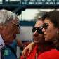 Bernie Ecclestone conversa com casal Emerson e Rossana Fitipaldi antes da corrida em Interlagos Bernie Ecclestone conversa com casal Emerson e Rossana Fitipaldi antes da corrida em Interlagos