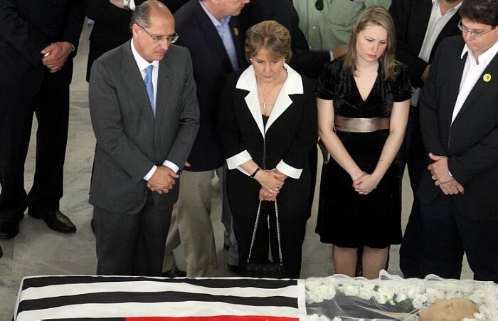 Alckmin esteve perto da família para dar apoio
