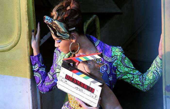 Beyoncé grava clipe de música 