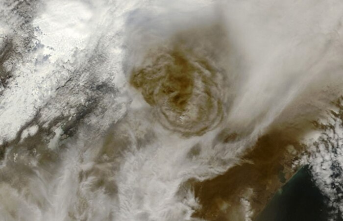 Nasa flagra o vulcão Glasgow em erupção na Islândia