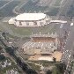 Vista aérea da Arena da Barra, que receberá as retransmissões das atividades do Riocentro