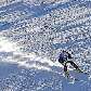 Ivica Kostelic, da Croácia, desce circuito durante etapa masculina do downhill nos Jogos de Inverno Ivica Kostelic, da Croácia, desce circuito durante etapa masculina do downhill nos Jogos de Inverno