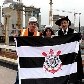 No fim de semana, um grupo de corintianos visitou as obras do futuro estádio do clube, em Itaquera No fim de semana, um grupo de corintianos visitou as obras do futuro estádio do clube, em Itaquera