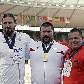 Majewski, Cantwell e Bartels, o pódio do arremesso de peso do Mundial Majewski, Cantwell e Bartels, o pódio do arremesso de peso do Mundial