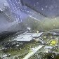 Imagem submarina da destruição causada pelo impacto