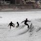 Movimentação nas praias do litoral paulista