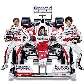 Trulli, Glock e Kobayashi posam com a nova Toyota