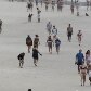 Movimentação nas praias do litoral paulista