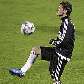 David Villa, da Espanha, bate bola antes de treino na África do Sul David Villa, da Espanha, bate bola antes de treino na África do Sul