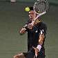 Novak Djokovic retorna a bola em jogo do Torneio de Dubai Novak Djokovic retorna a bola em jogo do Torneio de Dubai