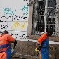 Agências bancárias e prédios históricos são depredados após protesto no RJ