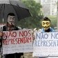 Em São Paulo, o movimento Democracia Real Já organizou o protesto