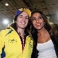 Sabrina Sato visita a garagem da São Paulo Indy 300