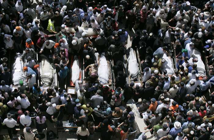 Funeral de israelenses em Jerusalém