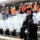 No fim de semana, um grupo de corintianos visitou as obras do futuro estádio do clube, em Itaquera No fim de semana, um grupo de corintianos visitou as obras do futuro estádio do clube, em Itaquera