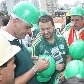 Ídolos Marcos e Ademir da Guia visitam obras da Arena Palestra Itália