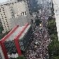 Público passa pela Avenida Paulista durante a 15º Parada Gay Público passa pela Avenida Paulista durante a 15º Parada Gay
