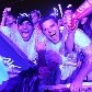 Participantes do Rock in Rio aguardam o início do show do NX Zero no Palco Mundo