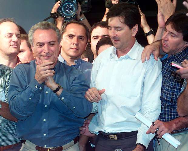 Michel Temer durante a Convenção Nacional do PMDB, em que foi eleito presidente do partido