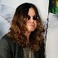 O Príncipe das Trevas, Ozzy Osbourne, durante sessão de fotos antes da coletiva de imprensa