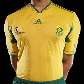 África do Sul apresenta a camisa que pretende usar na Copa do Mundo de 2010 África do Sul apresenta a camisa que pretende usar na Copa do Mundo de 2010