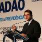 Na foto, o diretor de conteúdo Ricardo Gandour durante abertura do seminário Na foto, o diretor de conteúdo Ricardo Gandour durante abertura do seminário