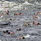 Corrida com bonecas infláveis na Rússia Corrida com bonecas infláveis na Rússia