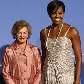 Primeiras-damas Michelle Obama e Marisa também estiveram presentes Primeiras-damas Michelle Obama e Marisa também estiveram presentes