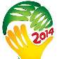 Logo oficial da Copa 2014 no Brasil
