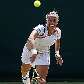 Svetlana Kuznetsova rebate bola em vitória no Torneio de Wimbledon