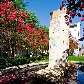 Pedaço do muro no jardim da Chapman University Califórnia Pedaço do muro no jardim da Chapman University Califórnia