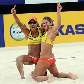 Juliana e Larissa comemoram título do Circuito Mundial