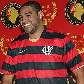 Adriano sorri com a camisa do Flamengo em sua apresentação, no Rio Adriano sorri com a camisa do Flamengo em sua apresentação, no Rio